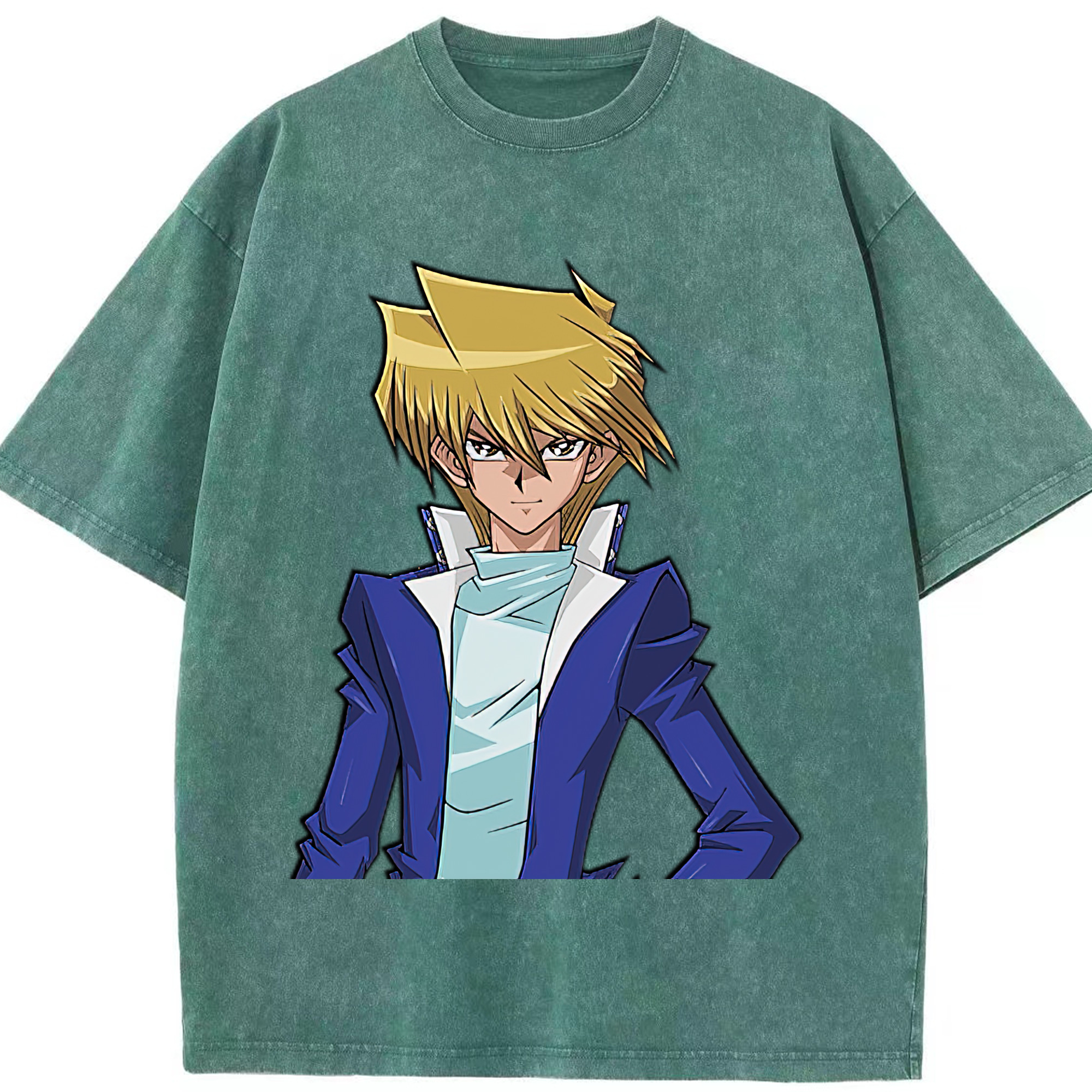 （画像用） 遊☆戯☆王 Yu-Gi-Oh! 綿100% ヴィンテージ風 半袖Tシャツ（フロントプリント）